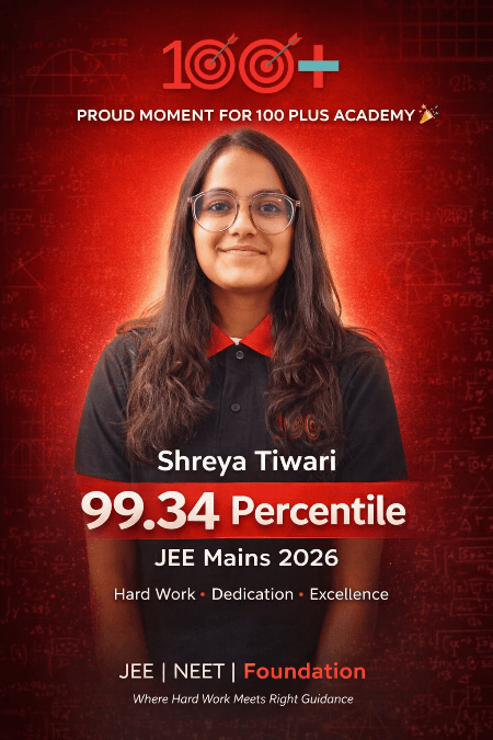 Shreya Tiwari - 99.34 Percentile JEE Mains 2026 - Best IIT JEE Coaching Unnao